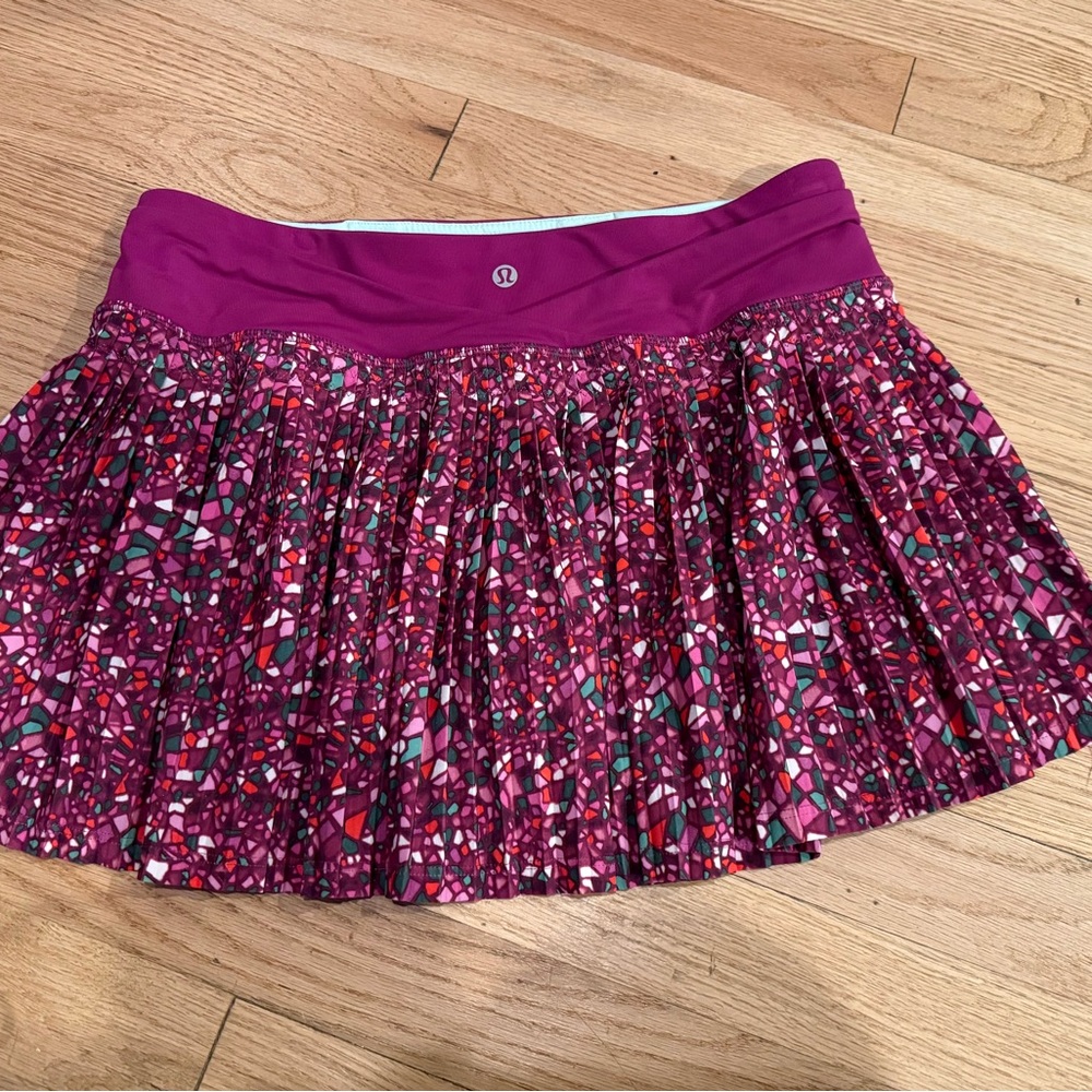 lululemon athletica Pink Patterned Women's Skirt